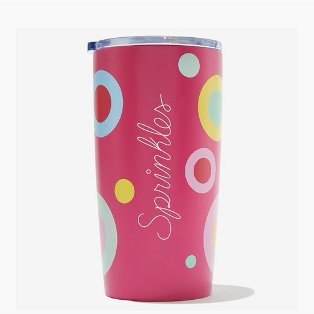 NIB Colorful Tumbler with Sprinkles Design